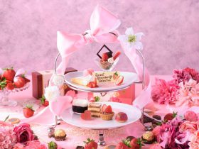 苺とチョコレートのちょっぴりビターな大人スイーツタイム！「Sweet Strawberry Valentine」～「アニヴェルセルカフェ みなとみらい横浜」にて