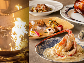 中国料理「彩龍」新料理長 南 暢（みなみ のぶ）が就任　ホテル開業27周年を共に祝う、料理長就任特別メニューを販売 自慢の窯焼き北京ダックや広東式フォーなどこだわりの料理をご提供 横浜ベイシェラトン ホテル＆タワーズ 2025年8月21日 16時00分 2 香港伝統の技と南料理長の感性が織りなす北京ダックや、伊勢海老の逸品を堪能できる、就任記念コース 横浜ベイシェラトン ホテル＆タワーズは、2025年9月24日（水）に開業27周年を迎えます。 中国料理「彩龍」(3F)では新料理長として南 暢（みなみ のぶ）が就任いたします。これを記念し、 特別なディナーコースやこだわりの単品メニューを期間限定で販売いたします。 伝統を重んじながらも時代の感性を取り入れ、本場で習得した華麗な技や食材選びを大切に作り上げる広東料理を、ホテルならではの上質なおもてなしでご提供する中国料理「彩龍」。1998年のホテル開業と同時に入社以来、27年にわたり「彩龍」一筋に経験を積み重ねてきた南が、ホテル開業27周年という節目に、新たな時代を切り開く新料理長として就任いたしました。南が手掛ける就任記念ディナーコースでは、専用窯で焼き上げる「北京ダック」をワゴンで切り分け、皮だけでなく肉も味わえる香港伝統のスタイルでご提供。強火で皮を香ばしく、弱火でじっくりと火を通すことで、皮はパリパリ、肉はしっとりとジューシーに仕上げます。9月はホテル開業月限定特典として、北京ダックをお好きなだけ追加ご注文いただけます。また、三崎漁港直送の旬の魚は、広東料理伝統の熟成魚醤ソースを使い、ふんわりとした食感と香り豊かな味わいを実現。さらに、「伊勢海老の濃厚スープ仕立て 伊府麺添え」は、ぷりぷりの伊勢海老にコク深いソースを絡め、仕上げには中国五大麺の一つ「伊府麺（いーふうめん）」と合わせて余すことなくお楽しみいただけます。また、南が本場香港に何度も足を運び、生み出したシグネチャー料理「広東式フォー 海鮮と八ヶ岳麦芽赤鶏濃厚スープ」は、山梨県・八ヶ岳中村農場の「八ヶ岳麦芽赤鶏」を贅沢に使用した濃厚な鶏出汁に、もっちりとした国産米粉の平打ち麺が絡む逸品。こちらは単品またはセットメニューでもご注文いただけます。 旬を大切にした素材の旨味を最大限に引き出す調理方法を使い分け、食材の美味しさをダイナミックに表現した新調理長 南のお料理をぜひこの機会にご賞味ください。開業27周年を迎えるホテルに、新たな息吹を吹き込む本格中国料理「彩龍」で、皆さまのお越しを心よりお待ちしております。 【中国料理「彩龍」南料理長就任特別コース　概要】 少人数からご利用いただける個室も完備した中国料理「彩龍」（3F） ■期間：9月1日（月）～10月31日（金） ■営業時間： ランチタイム　月～金 11:30-15:30(最終入店14:30) 土日祝 11:30-16:00(最終入店15:00) ディナータイム　月～土 17:30-22:00(最終入店21:00) 日祝 17:30-21:00(最終入店20:00) ■料金：南料理長就任特別コース　13,000円