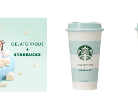GELATO PIQUE + STARBUCKS®“ふわふわ、もこもこ！とびきりスイートなパジャマパーティー”をテーマに『ピケ モコ ブーケ & ティー ラテ』などが9月29日（月）より発売 ー全25型のコラボレーションアイテムを展開ー スターバックスコーヒージャパン株式会社 2025年9月22日 10時00分 1 ※画像はイメージです。 スターバックス コーヒー ジャパン 株式会社［本社所在地：東京都品川区、代表取締役最高経営責任者（CEO）：森井久恵］は、ルームウェアブランド「gelato pique（ジェラート ピケ）」とのコラボレーションを2025年9月29日（月）より展開します。スターバックス公式オンラインストアでの全25型（51アイテム）※１の販売に加え、ピケベアチョコレートをトッピングしたスペシャルビバレッジ『ピケ モコ ブーケ & ティー ラテ』を全国のスターバックス店舗（一部店舗を除く）にて同日より発売。また、スターバックス コーヒー渋谷cocoti店では、9月25日（木）から “ふわふわ、もこもこ！とびきりスイートなパジャマパーティー”の世界観をひと足早く体験できるフォトスポットとコラボレーションアイテムの展示、コラボレーションビバレッジ『ピケ モコ ブーケ & ティー ラテ』の先行販売※２を行います。 ※１デジタルアイテムも含みます。　※２スターバックス　コーヒー　渋谷cocoti店の先行販売では『ピケ モコ ブーケ & ティー ラテ』以外の商品の販売はございません。 ■スターバックスとジェラート ピケが贈る、とっておきのひととき スターバックスとジェラート ピケによる初のコラボレーションは、忙しい毎日の中で心をほどく“ごほうび時間”を届けたいという想いから生まれました。スターバックスが大切にしてきた「お客様のライフスタイルに寄り添うひととき」と、ジェラート ピケが掲げる「大人のデザート」というコンセプト。その両ブランドの想いが重なり、今秋は“とびきりスイートなパジャマパーティー”をテーマに、ビバレッジやグッズを通じて特別な時間をお届けします。 ■ふわふわ、もこもこなブルーの見た目がスイート！“大人のデザート”からインスパイアされた、アールグレイの上品な味わいの『ピケ モコ ブーケ & ティー ラテ』 ジェラート ピケのブランドコンセプトである「大人のデザート」から着想を得た、華やかな一杯。上品なアールグレイの香りにフルーティーな甘さが重なる、こころ華やぐティー ラテ。ふわふわなブルーのアールグレイフレーバームースの上に、ルームウェアのもこもこな素材感をイメージしたスポンジケーキクラムと、やさしい甘さのピケベアチョコレートをトッピング。“ふわふわ、もこもこ”な見た目と華やかな味わいで、まるでパジャマパーティーのように心を弾ませてくれる、見た目にも愛らしい特別なビバレッジです。 ◆商品名・価格（表示価格は税込の総額表示となります）: 『ピケ モコ ブーケ & ティー ラテ』（Iced）　Tallサイズのみ ＜お持ち帰りの場合＞678円　＜店内ご利用の場合＞690円 ◆取り扱い店舗：全国のスターバックス店舗（一部店舗を除く） ◆販売期間：2025年9月29日（月）～　※一時的な欠品または早期に販売終了する場合がございます。