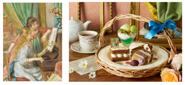 【Afternoon Tea】ルノワールの名画から着想!“シャインマスカットと洋梨のパフェ”など、秋スイーツとアートを盛り込んだアフタヌーンティーを新発売 10月1日(水)~「オルセー美術館所蔵 印象派―室内をめぐる物語」展コラボレーション アイビーカンパニー株式会社 2025年9月17日 10時00分 3 アイビーカンパニー株式会社(本社:東京都渋谷区千駄ヶ谷/代表取締役社長 塚田龍平)が運営するアフタヌーンティー・ティールームは、国立西洋美術館で開催される「オルセー美術館所蔵 印象派―室内をめぐる物語」にあわせて、ルノワール《ピアノを弾く少女たち》の世界観をイメージした「スペシャルアフタヌーンティーセット」を10月1日(水)~10月31日(金)まで発売します。 ◆アフタヌーンティーブランドサイト: https://www.afternoon-tea.net/article/seasonal-menu/autumn_202502/ ■秋の味覚と名画の世界観を盛り込んだ、アートなアフタヌーンティー 「オルセー美術館所蔵 印象派―室内をめぐる物語」展とのコラボレーションで生まれた「スペシャルアフタヌーンティーセット」は、ルノワール晩年の傑作ともいわれる《ピアノを弾く少女たち》の世界観をスイーツで表現した特別メニューです。 注目は、貧しい仕立屋の息子として生まれたルノワールに想いを馳せながらレシピを考案した「ピアノキャロットケーキ」。砂糖が貴重だった時代からヨーロッパの家庭で親しまれているキャロットケーキを、絵画に登場するアップライトピアノに見立てた季節限定スイーツです。くるみやアーモンドパウダー、スパイスを加えたキャロットケーキに、軽い食感のクリームチーズホイップをあわせて、しっとり風味豊かに仕上げました。
